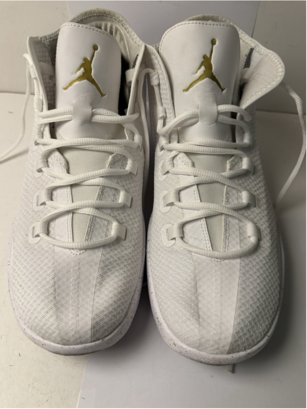 Air Jordan Reveal White Metallic Gold Mens Size 13 Sneakers Shoes 834064-153